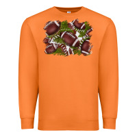 Carrot football background Premium Sweatshirt - BarkalooDesign