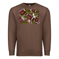 Chestnut football background Premium Sweatshirt - BarkalooDesign