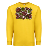 Lemon football background Premium Sweatshirt - BarkalooDesign