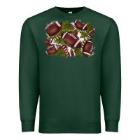 Sports Green football background Premium Sweatshirt - BarkalooDesign