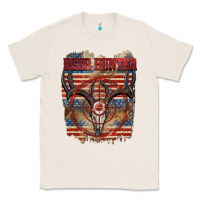Natural Deer hunter 4th of july Classic Tee - CowGirlArtShop