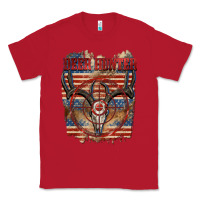 Red Deer hunter 4th of july Classic Tee - CowGirlArtShop