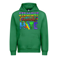 Emerald Straight Againts Hate Urban Hoodie - BundleAndBundleShop