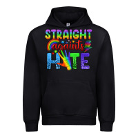 Forest Green Straight Againts Hate Urban Hoodie - BundleAndBundleShop