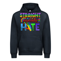 Navy Straight Againts Hate Urban Hoodie - BundleAndBundleShop