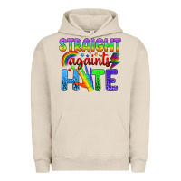 Pigment French Oak Straight Againts Hate Urban Hoodie - BundleAndBundleShop