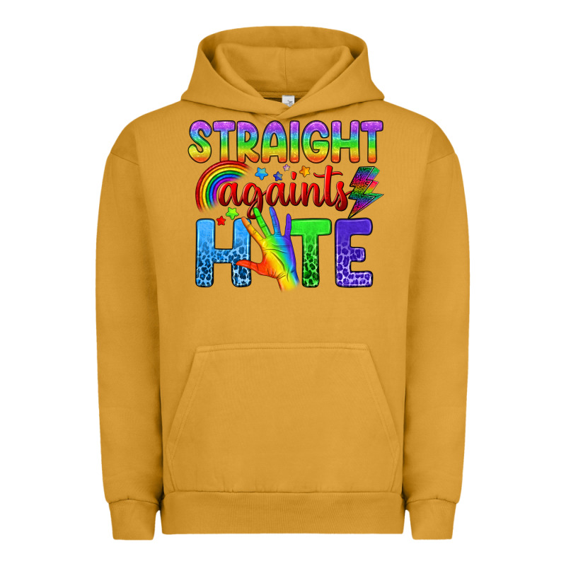 Straight Againts Hate Urban Hoodie by BundleAndBundleShop | Teevron
