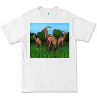 White parasaurolophus Premium Tee - Artiststas