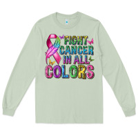 Matcha fight cancer in all colors Long Sleeve Tee - texasbilliewilder