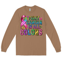 Toasted Coconut fight cancer in all colors Long Sleeve Tee - texasbilliewilder
