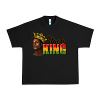 Black afro man black king Urban Heavy Tee - texasbilliewilder