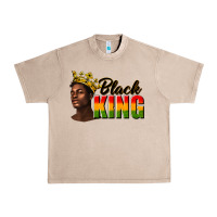 French Oak afro man black king Urban Heavy Tee - texasbilliewilder