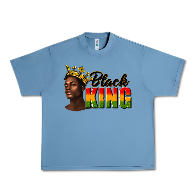 Afro Man Black King Urban Heavy Tee by texasbilliewilder | Teevron