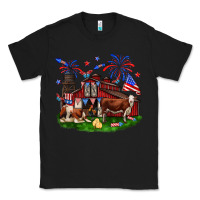Black Barn farm animals 4th of July Classic Tee - Neo Western