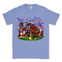 Colony Blue Barn farm animals 4th of July Classic Tee - Neo Western
