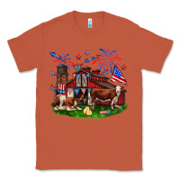 Barn Farm Animals 4th Of July Classic Tee | Teevron