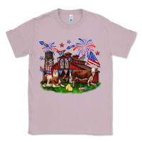 Lilac Barn farm animals 4th of July Classic Tee - Neo Western