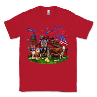 Red Barn farm animals 4th of July Classic Tee - Neo Western