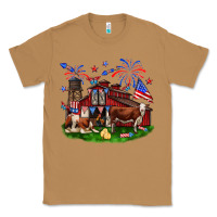 Toasted Coconut Barn farm animals 4th of July Classic Tee - Neo Western