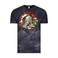 Cloud Black Christmas Joy To The World Vintage Tee - RanaPortraitStore