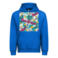 Cobalt Hairdresser Scissor And Stars With Glitter Seamless Pattern Bbs Urban Hoodie - BundleAndBundleShop