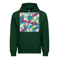 Forest Green Hairdresser Scissor And Stars With Glitter Seamless Pattern Bbs Urban Hoodie - BundleAndBundleShop