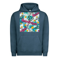 Pigment Midnight Navy Hairdresser Scissor And Stars With Glitter Seamless Pattern Bbs Urban Hoodie - BundleAndBundleShop