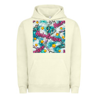 Pigment Pistachio Hairdresser Scissor And Stars With Glitter Seamless Pattern Bbs Urban Hoodie - BundleAndBundleShop
