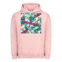 Pigment Salmon Hairdresser Scissor And Stars With Glitter Seamless Pattern Bbs Urban Hoodie - BundleAndBundleShop