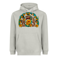 Moon Dust sunflower gemstone leopard cowhide horseshoe rainbow Heavyweight Hoodie - Artiststas