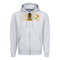 Heather Grey juneteenth afro messy bun libbey glass Zipper Hoodie - HRA Design Shop