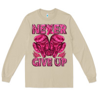 Mushroom never give up cancer Long Sleeve Tee - texasbilliewilder