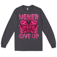 Smoke never give up cancer Long Sleeve Tee - texasbilliewilder