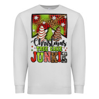 Dove Grey Christmas tree cake junkie Premium Sweatshirt - Jasminsmagicworld