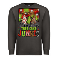 Smoke Christmas tree cake junkie Premium Sweatshirt - Jasminsmagicworld