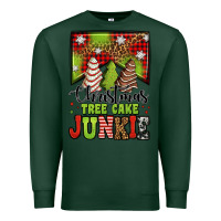 Sports Green Christmas tree cake junkie Premium Sweatshirt - Jasminsmagicworld