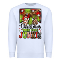 White Christmas tree cake junkie Premium Sweatshirt - Jasminsmagicworld