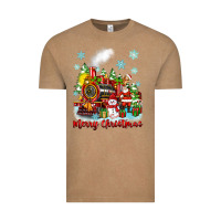 Vintage Coffee merry christmas polar express Vintage Tee - Zillion Design Studio