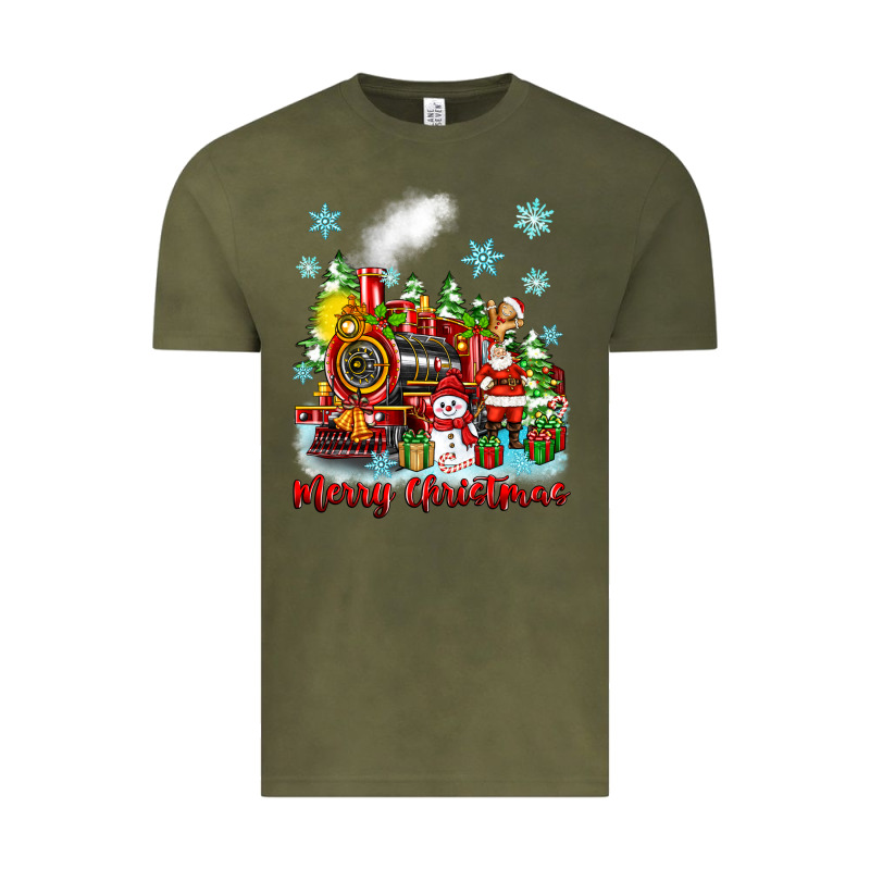 Merry Christmas Polar Express Vintage Tee by Zillion Design Studio | Teevron