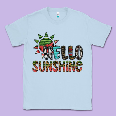 Hello Sunshine Classic Tee Designed By Sublimationcraftshop