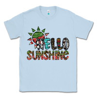 Dusty Blue hello sunshine Classic Tee - SublimationCraftShop