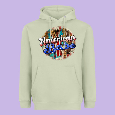 American Babe Heavyweight Hoodie Designed By Jahusdesignshop