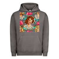 Pigment Tornado Hairdresser Western Girl And Hair Curler Seamless Pattern Bbs Urban Hoodie - BundleAndBundleShop