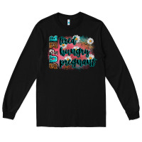 Black super tired super hungry super pregnant Long Sleeve Tee - Zillion Design Studio