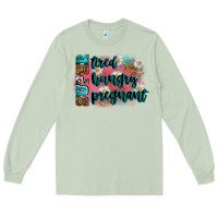 Matcha super tired super hungry super pregnant Long Sleeve Tee - Zillion Design Studio
