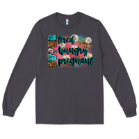 Smoke super tired super hungry super pregnant Long Sleeve Tee - Zillion Design Studio