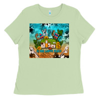 Matcha camping is my happy place Ladies Tee - AdoDesignShop