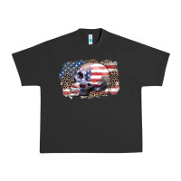 Pigment Black american skull Urban Heavy Tee - Zillion Design Studio