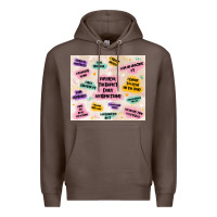 Coffee physical therapist daily affirmations Premium Hoodie - MaliasSmallBusiness