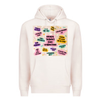 Pale Pink physical therapist daily affirmations Premium Hoodie - MaliasSmallBusiness